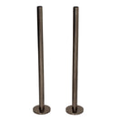 BiWorld - Black Nickel Polished Pipe Tails & Decoration Cover 300mm