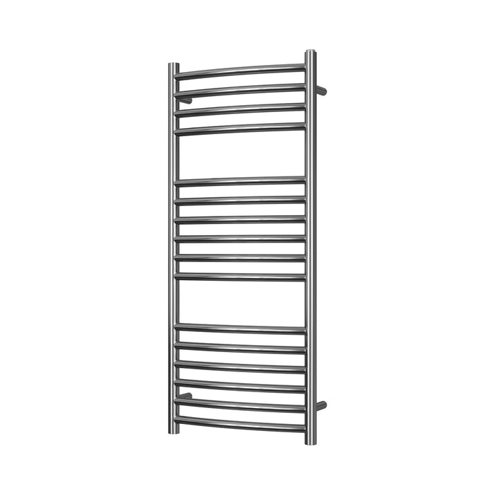 Aston - Stainless Steel Heated Towel Rail - H1000mm x W400mm - Curved
