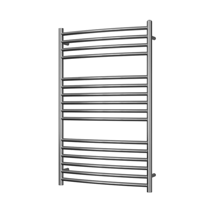 Aston - Stainless Steel Heated Towel Rail - H1000mm x W600mm - Curved