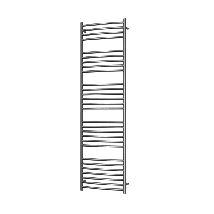 Aston - Stainless Steel Heated Towel Rail - H1800mm x W400mm - Curved