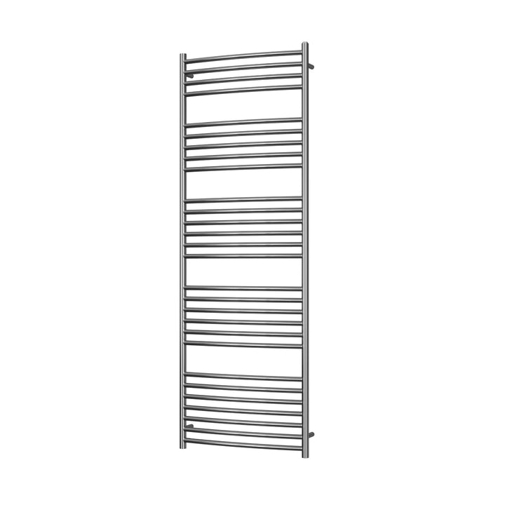 Aston - Stainless Steel Heated Towel Rail - H1800mm x W600mm - Curved