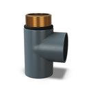 Talus - Anthracite Radiator T-Piece 1/2