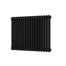 Alpha - Black Column Radiator H600mm x W768mm 2 Column - Feet Included