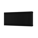 Alpha - Black Column Radiator H500mm x W1164mm 4 Column - Feet Included