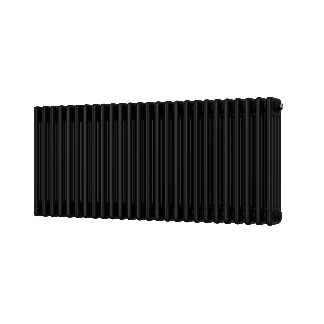 Alpha - Black Column Radiator H500mm x W1164mm 4 Column