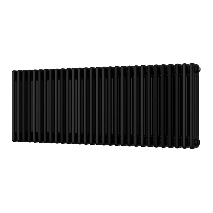 Alpha - Black Column Radiator H500mm x W1340mm 4 Column - Feet Included