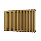 Alpha - Brushed Brass Column Radiator H600mm x W988mm 2 Column