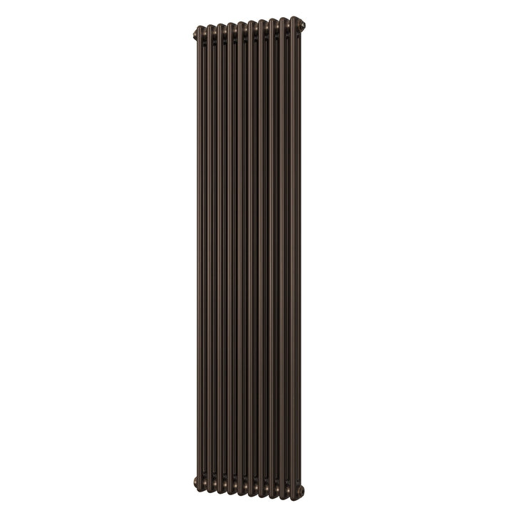 Alpha - Black Copper Vertical Column Radiator H1800mm x W460mm 2 Column