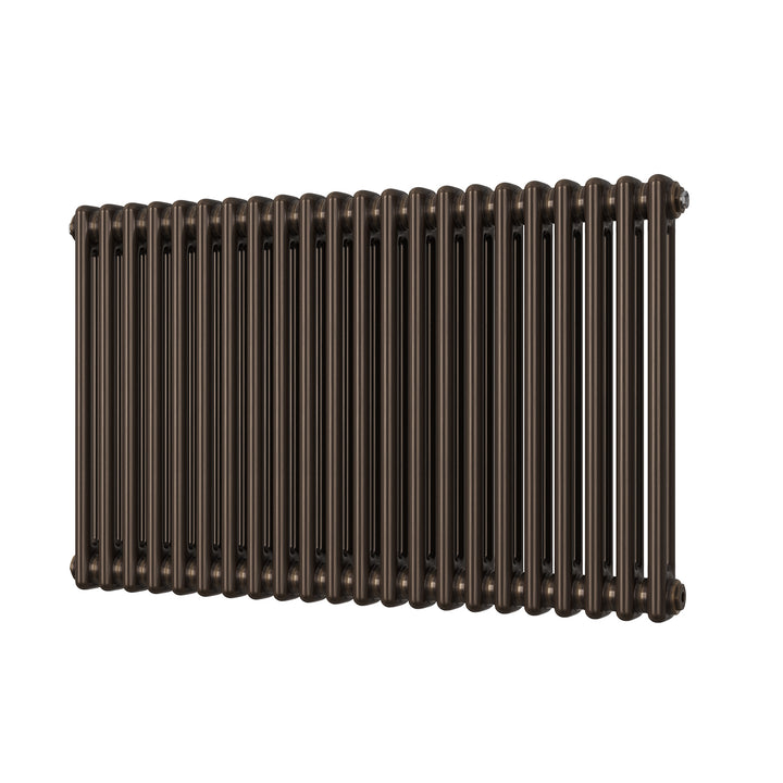 Alpha - Black Copper Column Radiator H600mm x W988mm 2 Column