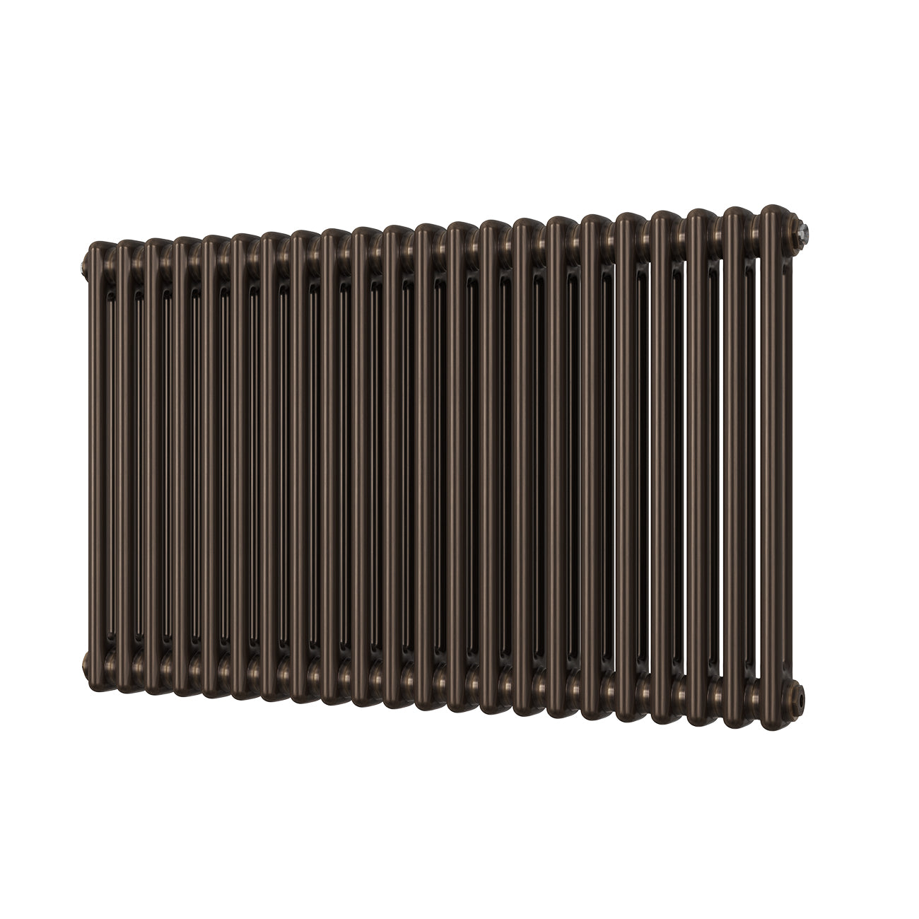 Alpha - Black Copper Column Radiator H600mm x W988mm 2 Column