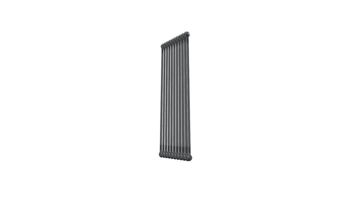Bircham - Raw Metal Vertical Column Radiator H1500mm x W476mm 2 Column