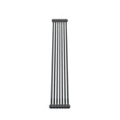 Bircham - Raw Metal Vertical Column Radiator H1800mm x W341mm 2 Column