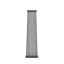 Bircham - Raw Metal Vertical Column Radiator H1800mm x W386mm 2 Column