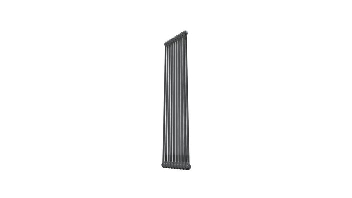 Bircham - Raw Metal Vertical Column Radiator H1800mm x W431mm 2 Column