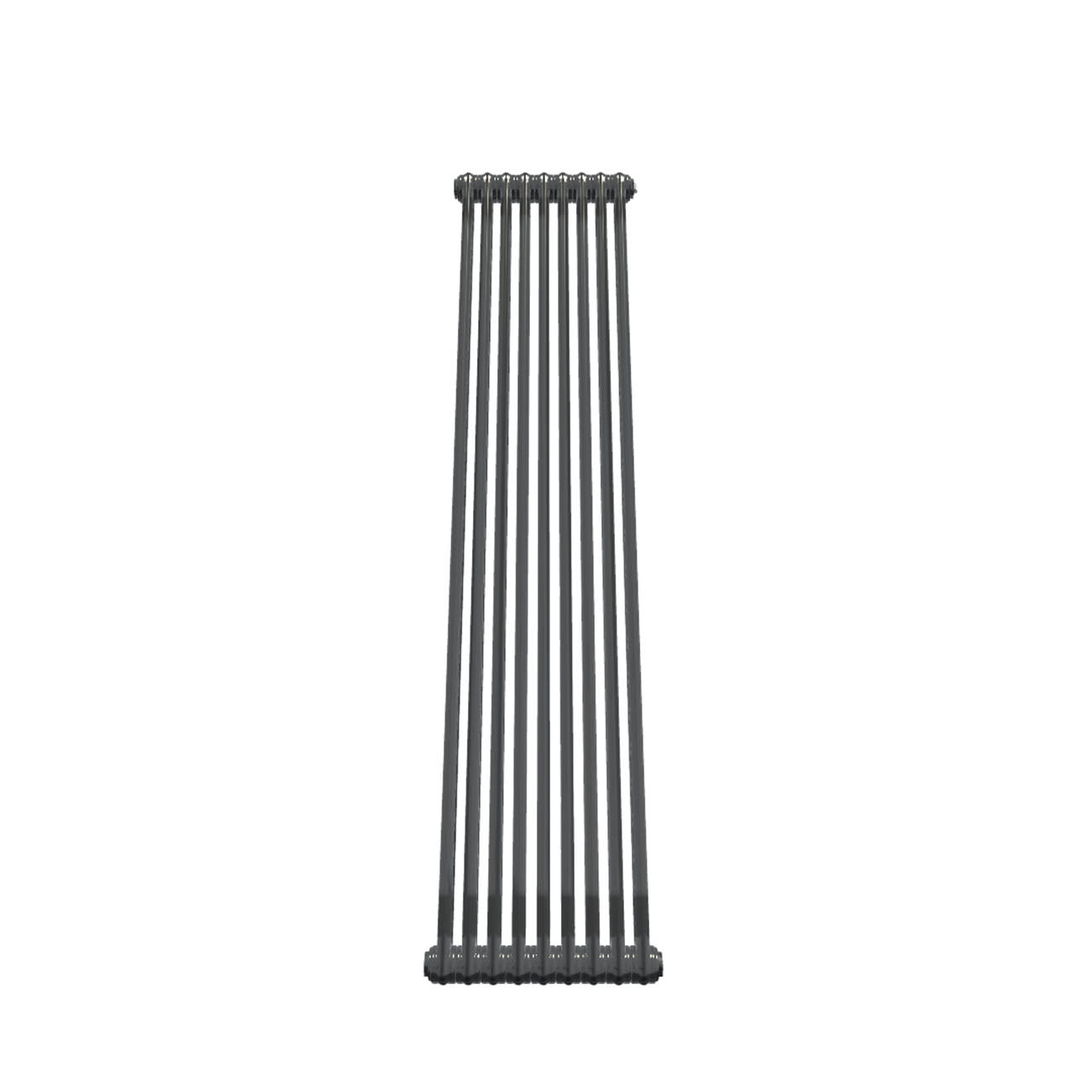 Bircham - Raw Metal Vertical Column Radiator H1800mm x W431mm 2 Column