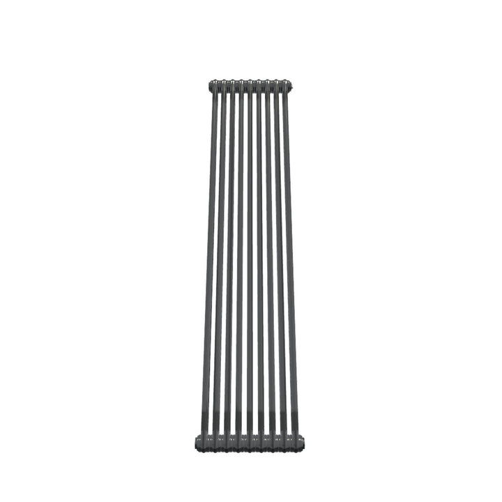 Bircham - Raw Metal Vertical Column Radiator H1800mm x W431mm 2 Column