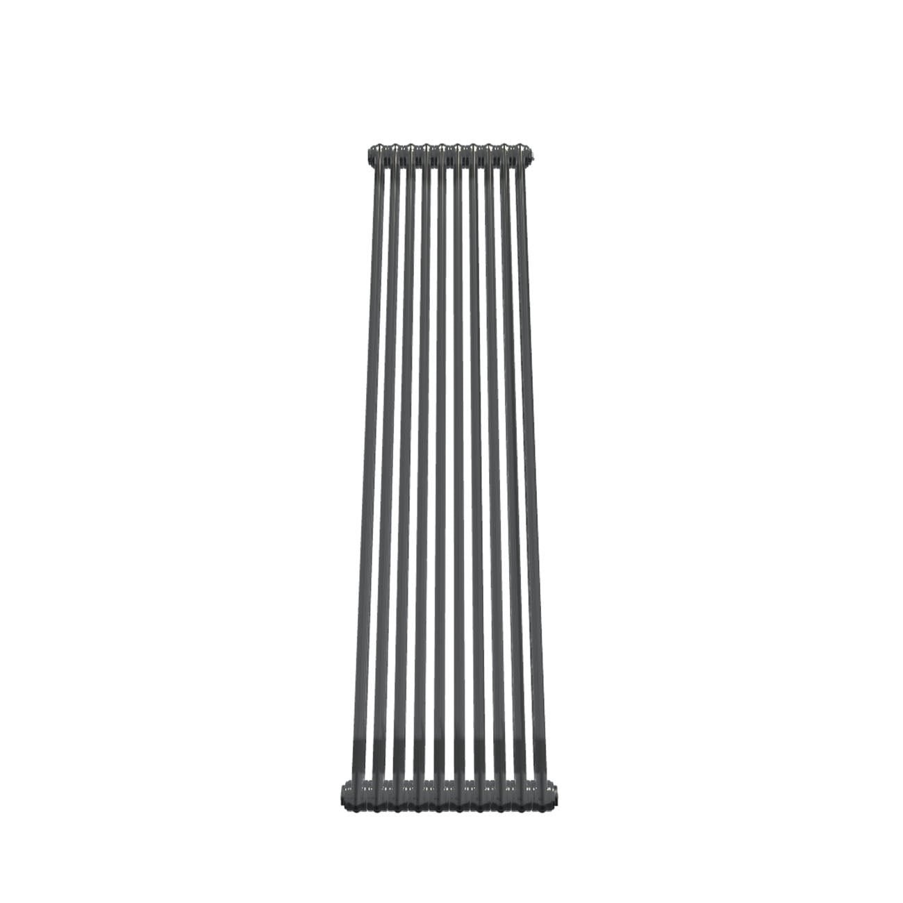 Bircham - Raw Metal Vertical Column Radiator H1800mm x W476mm 2 Column