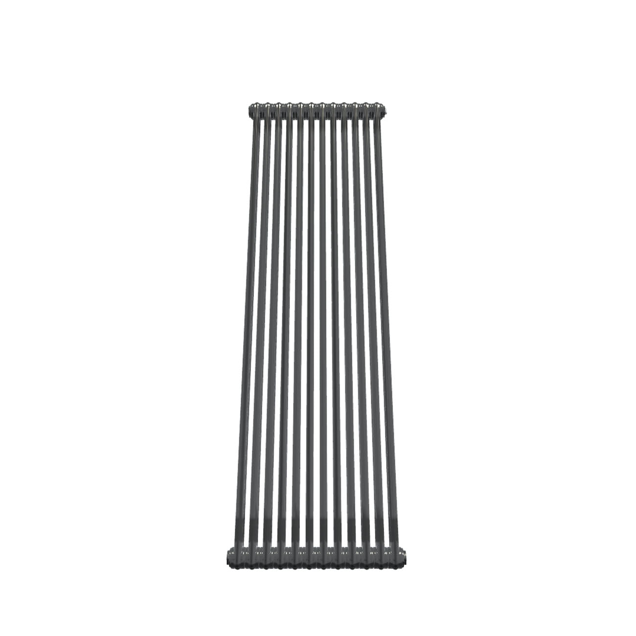 Bircham - Raw Metal Vertical Column Radiator H1800mm x W566mm 2 Column - Feet Included