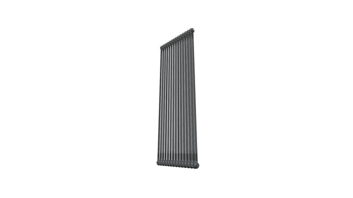 Bircham - Raw Metal Vertical Column Radiator H1800mm x W656mm 2 Column
