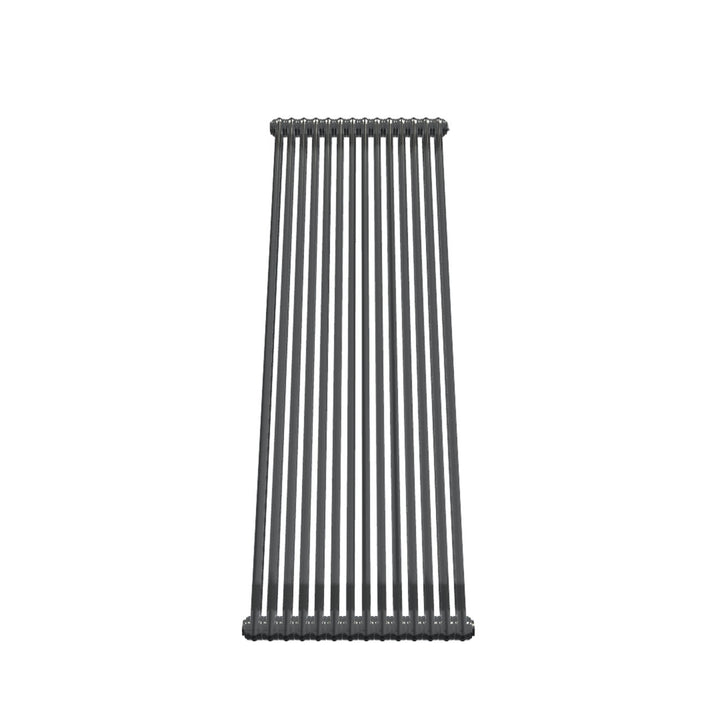 Bircham - Raw Metal Vertical Column Radiator H1800mm x W656mm 2 Column - Feet Included