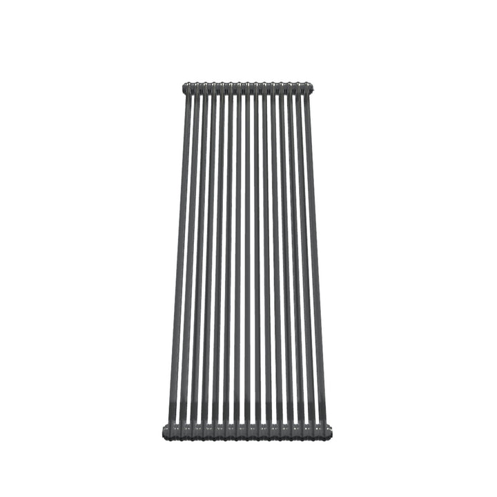 Bircham - Raw Metal Vertical Column Radiator H1800mm x W701mm 2 Column