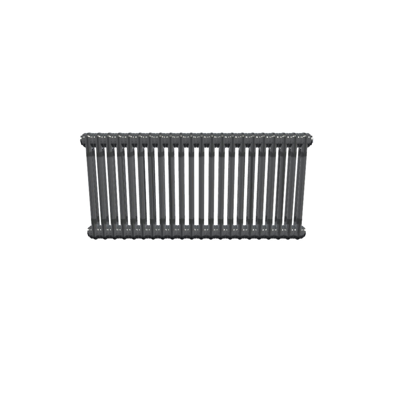 Bircham - Raw Metal Column Radiator H500mm x W1016mm 2 Column