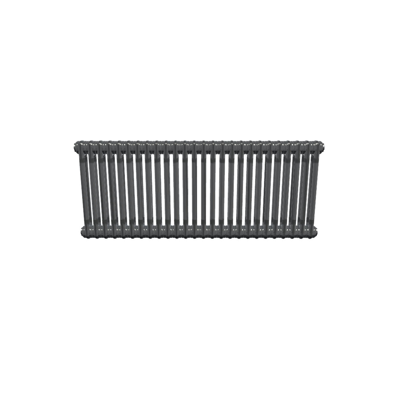 Bircham - Raw Metal Column Radiator H500mm x W1196mm 2 Column