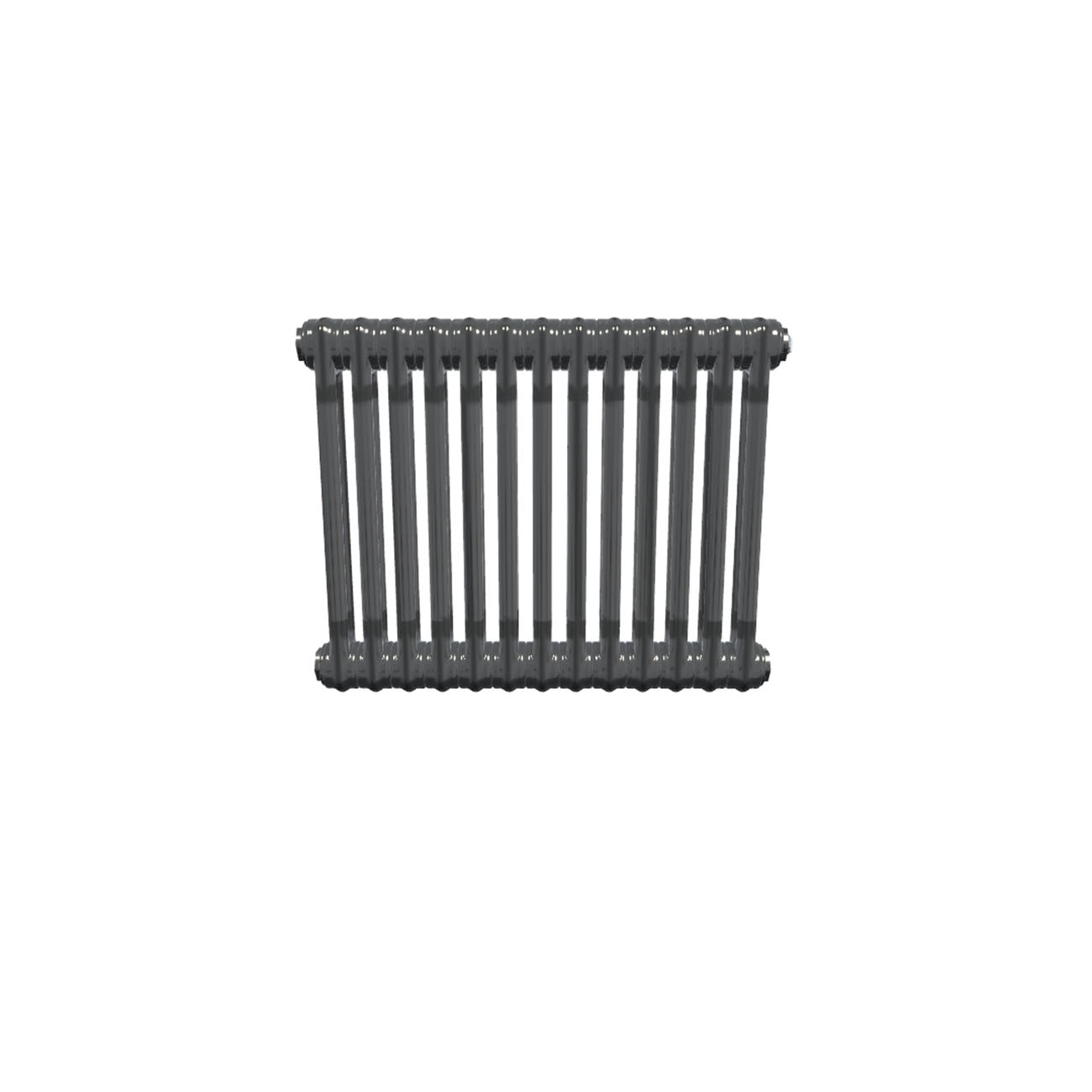 Bircham - Raw Metal Column Radiator H500mm x W611mm 2 Column