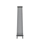 Bircham - Raw Metal Vertical Column Radiator H1800mm x W341mm 3 Column