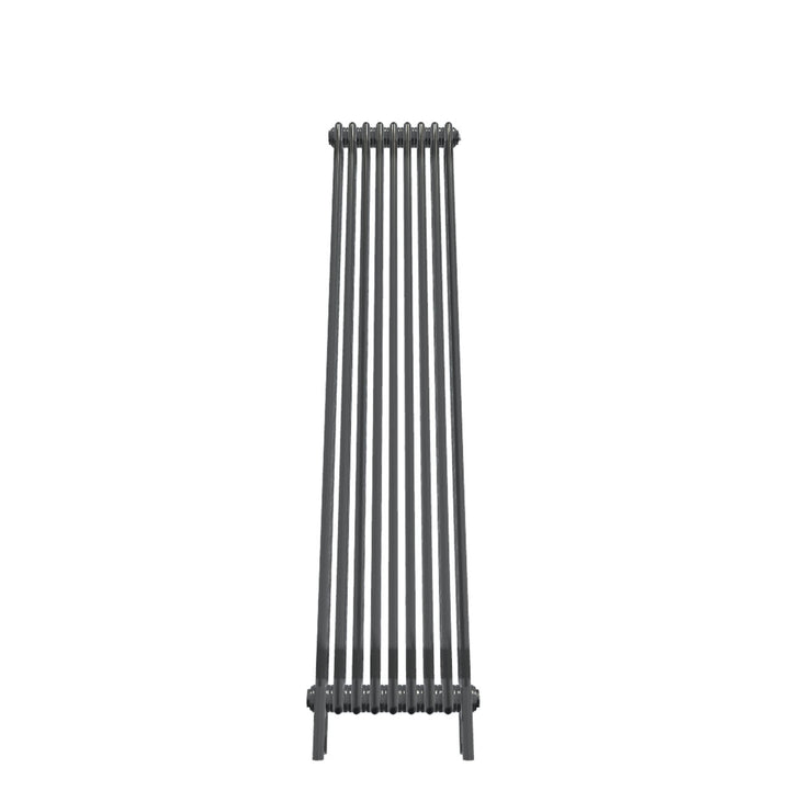 Bircham - Raw Metal Vertical Column Radiator H1800mm x W431mm 3 Column