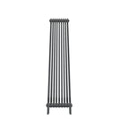 Bircham - Raw Metal Vertical Column Radiator H1800mm x W431mm 3 Column - Feet Included