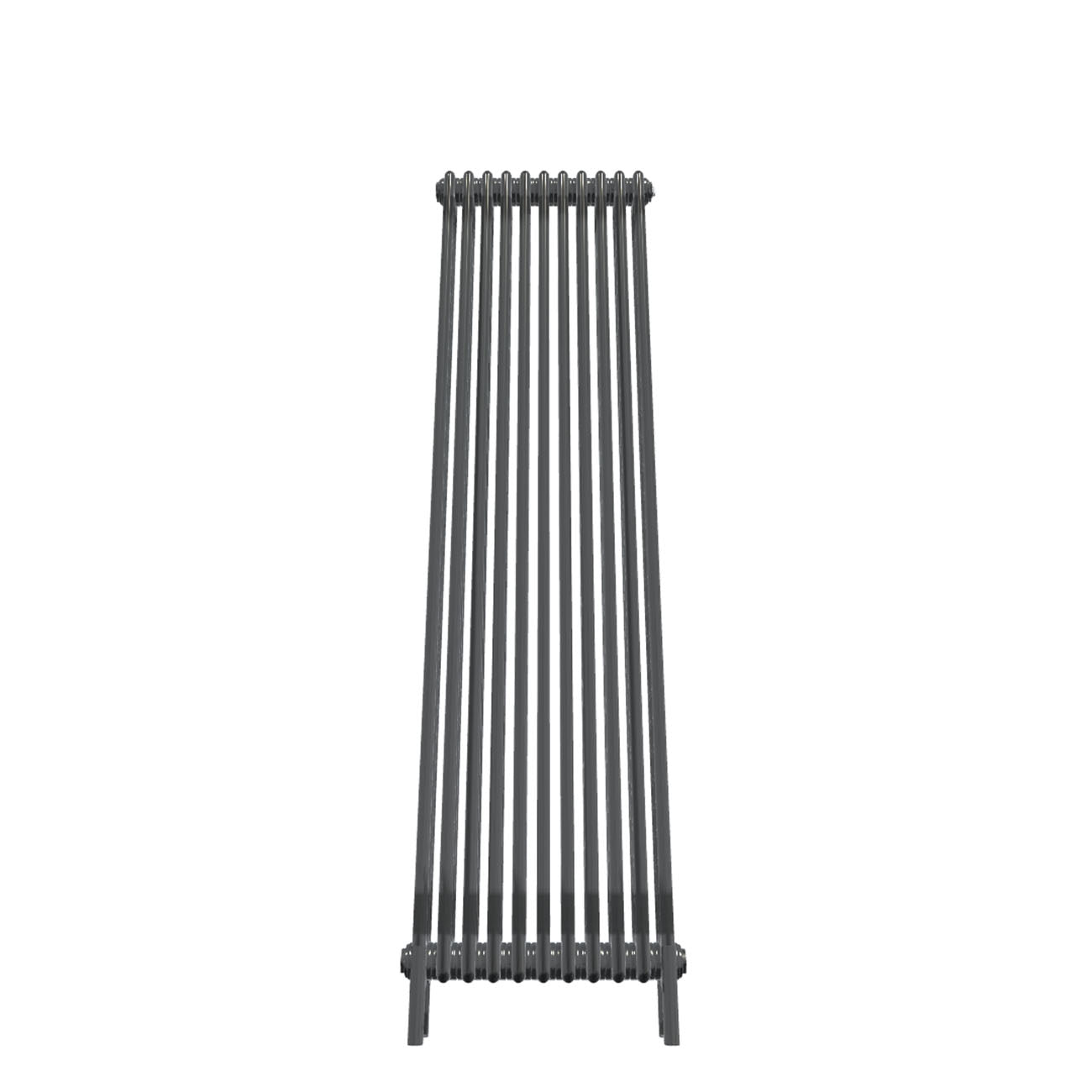 Bircham - Raw Metal Vertical Column Radiator H1800mm x W521mm 3 Column