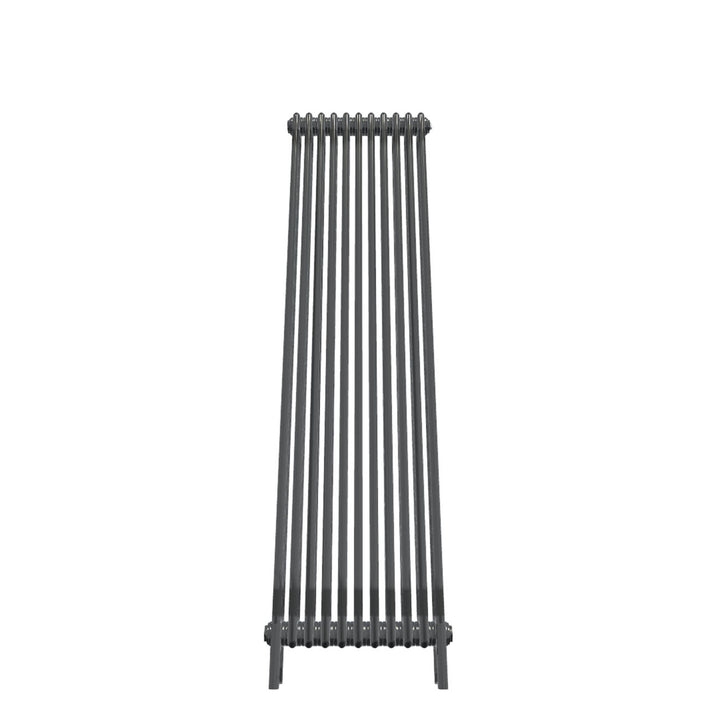 Bircham - Raw Metal Vertical Column Radiator H1800mm x W521mm 3 Column