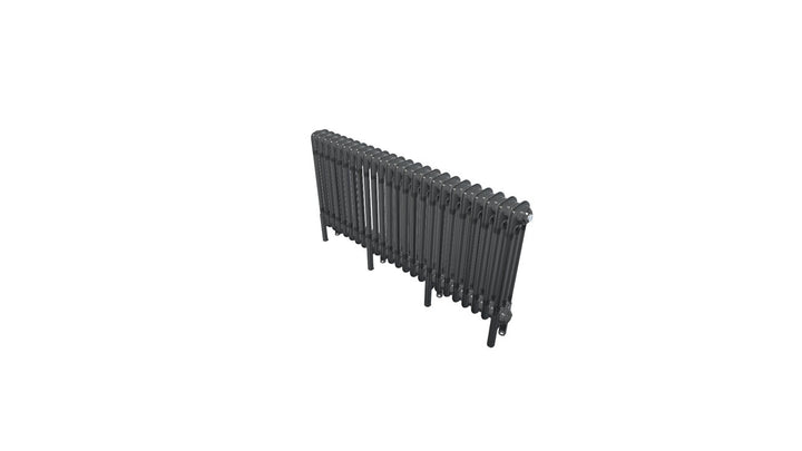 Bircham - Raw Metal Column Radiator H500mm x W1106mm 3 Column