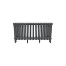 Bircham - Raw Metal Column Radiator H500mm x W1106mm 3 Column