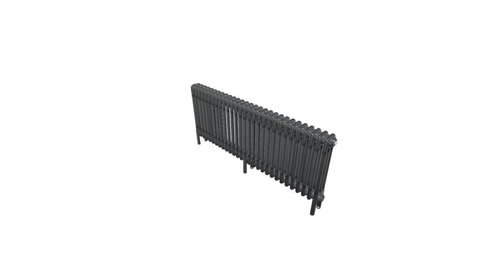Bircham - Raw Metal Column Radiator H500mm x W1331mm 3 Column