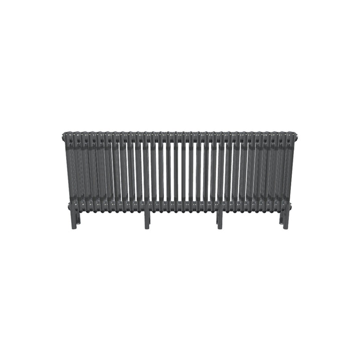 Bircham - Raw Metal Column Radiator H500mm x W1376mm 3 Column