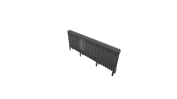 Bircham - Raw Metal Column Radiator H500mm x W1466mm 3 Column