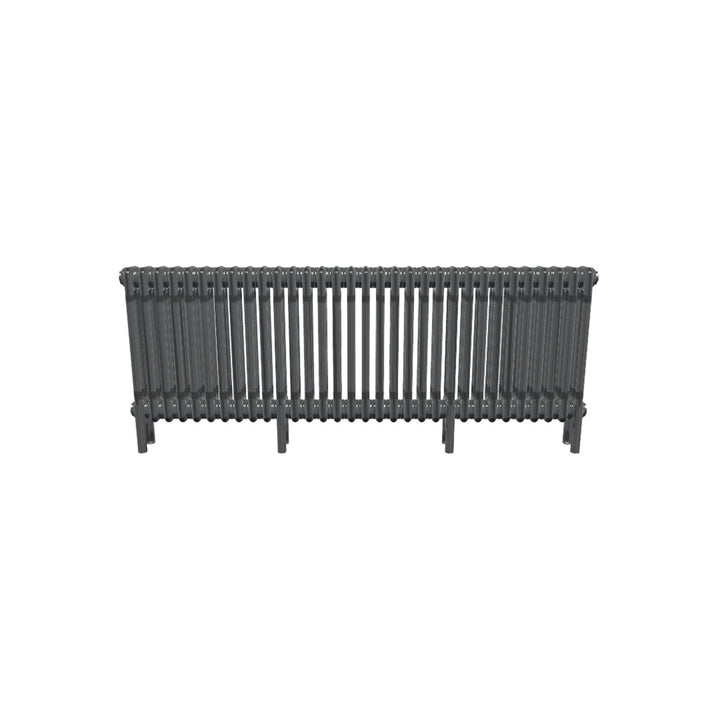 Bircham - Raw Metal Column Radiator H500mm x W1466mm 3 Column
