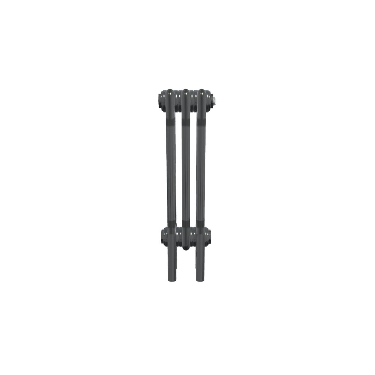 Bircham - Raw Metal Column Radiator H500mm x W161mm 3 Column - Feet Included