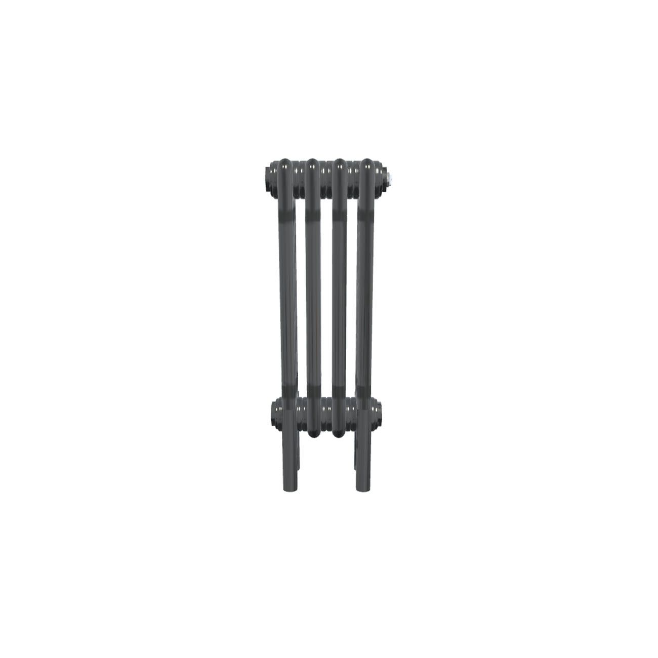 Bircham - Raw Metal Column Radiator H500mm x W206mm 3 Column