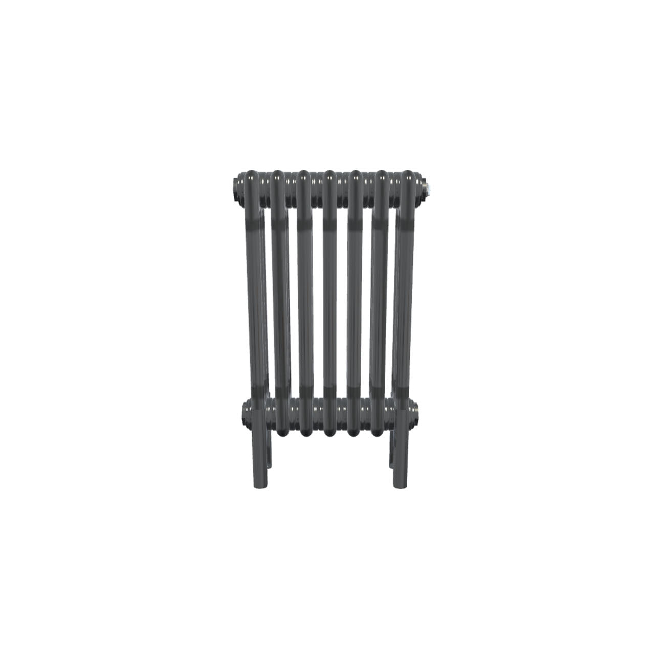 Bircham - Raw Metal Column Radiator H500mm x W341mm 3 Column