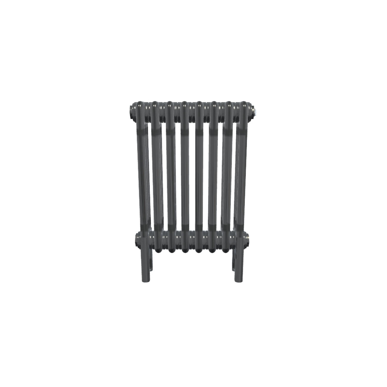 Bircham - Raw Metal Column Radiator H500mm x W386mm 3 Column