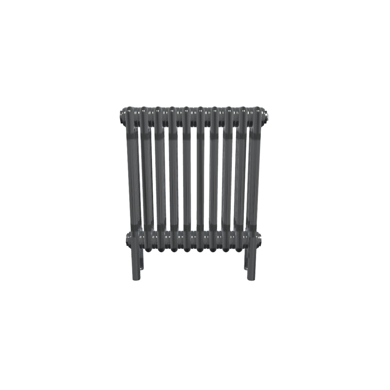 Bircham - Raw Metal Column Radiator H500mm x W476mm 3 Column
