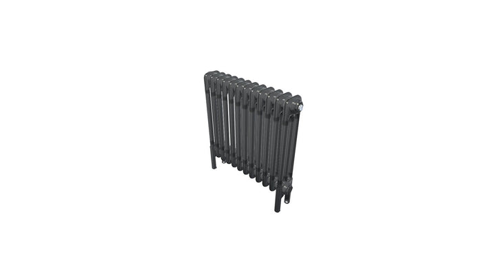 Bircham - Raw Metal Column Radiator H500mm x W566mm 3 Column