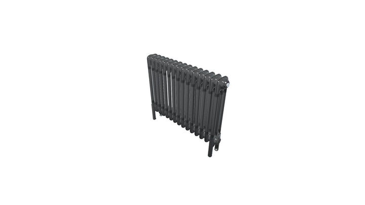 Bircham - Raw Metal Column Radiator H500mm x W701mm 3 Column