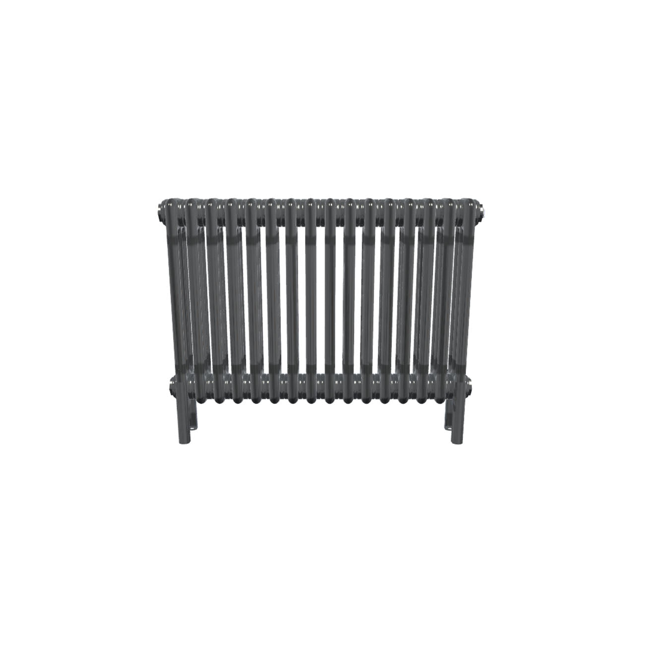 Bircham - Raw Metal Column Radiator H500mm x W746mm 3 Column