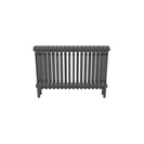Bircham - Raw Metal Column Radiator H500mm x W836mm 3 Column - Feet Included