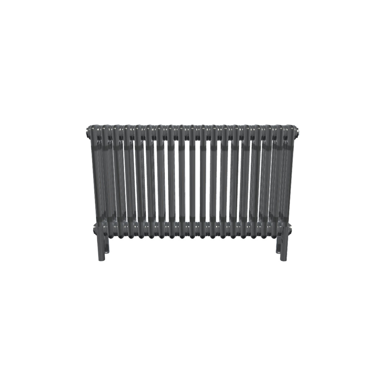 Bircham - Raw Metal Column Radiator H500mm x W881mm 3 Column - Feet Included
