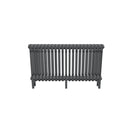 Bircham - Raw Metal Column Radiator H500mm x W971mm 3 Column
